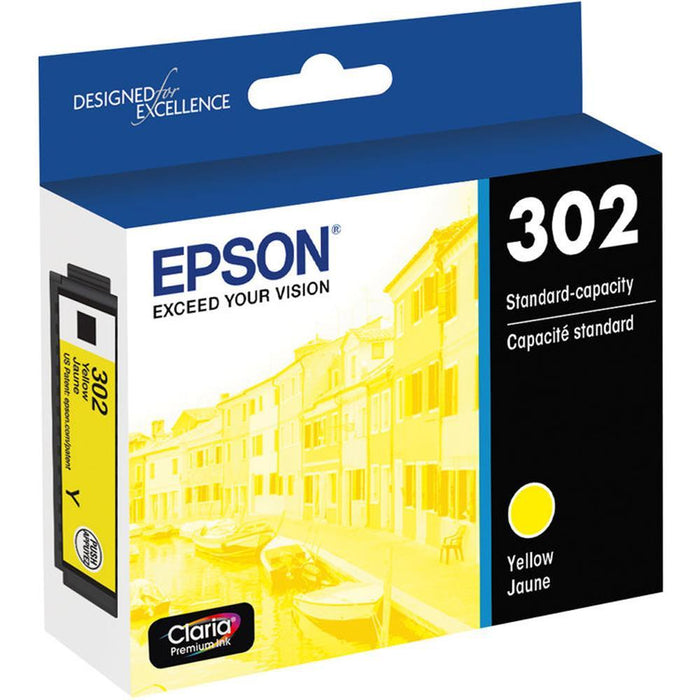 T302420S Epson 302 Yellow Original Ink Cartridge - toners.ca