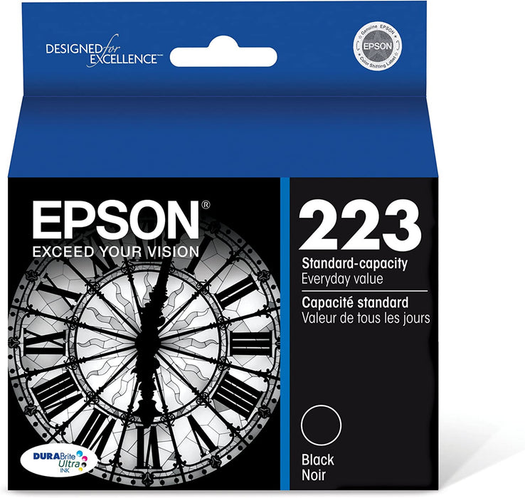 T223120 Epson 223 Durabrite Ultra Mono Black Original Ink Cartridge - toners.ca