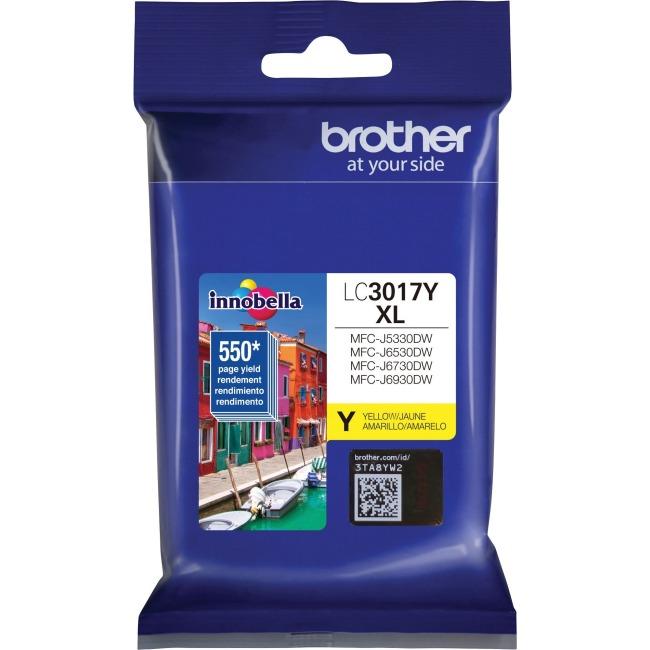 Brother LC3017YS Innobella  Yellow Ink Cartridge, High Yield - toners.ca