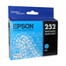 Epson 252 Cyan Ink Cartridge, Standard Capacity (T252220) - toners.ca