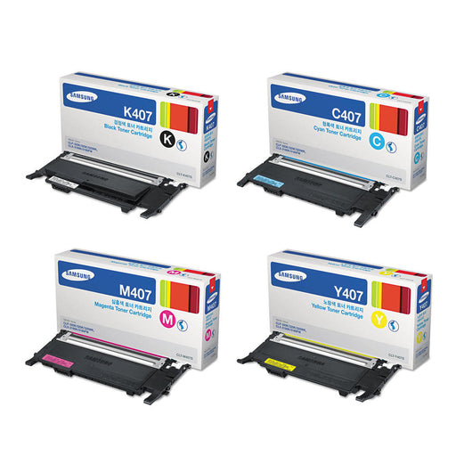 Compatible with Samsung CLT-407 Toner Cartridges BCYM - toners.ca
