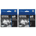 T069120-D2 Epson T069 Durabrite Ultra Black Dual Pack Ink Cartridges Standard Capacity Single-Facing - toners.ca