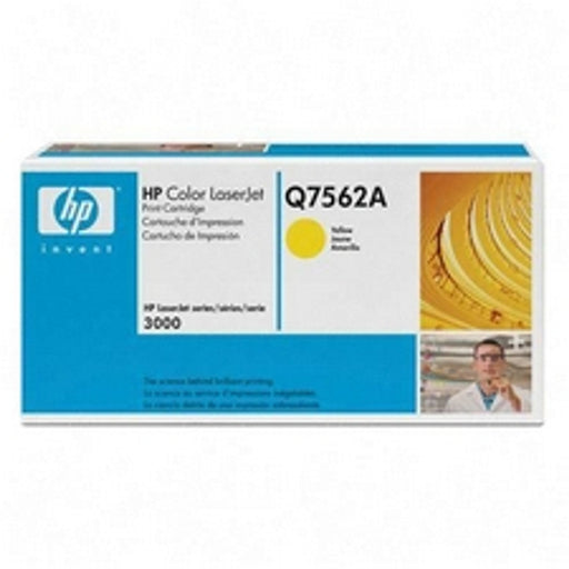 HP q7562a Yellow Toner Cartridge, Genuine OEM - toners.ca