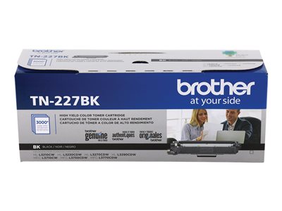 Brother tn-227bk Black Toner Cartridge, High Yield, Genuine OEM - toners.ca