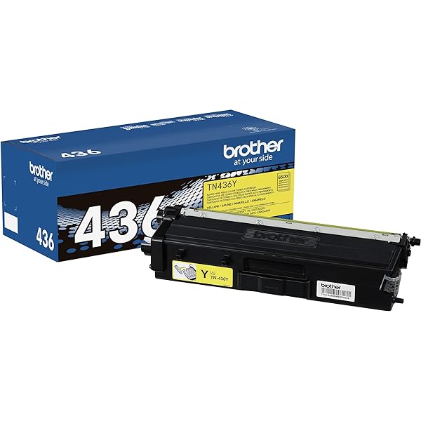 Brother tn-436 Yellow Toner Cartridge, Extra High Yield, Genuine OEM - toners.ca