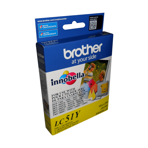 Brother LC51YS Innobella  Yellow Ink Cartridge, Standard Yield - toners.ca