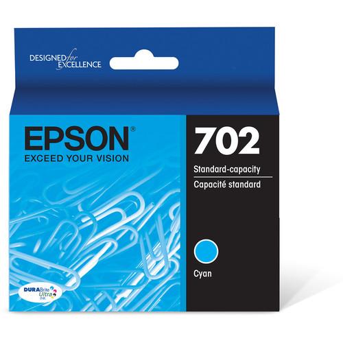 T702220S Epson 702 Cyan Original Ink Cartridge - toners.ca