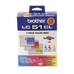 Brother LC513PKS 3-Pack of Innobella  Ink Cartridges Colour (1 each of Cyan, Magenta, Yellow), Standard Yield - toners.ca