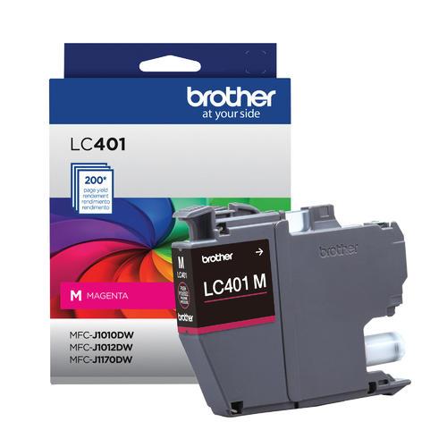 Brother Genuine LC401MS Standard-Yield Magenta Ink Cartridge - toners.ca