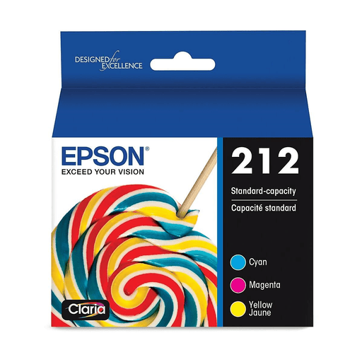 T212520S Epson 212 Claria Color Combo Pack Ink Cartridges - toners.ca