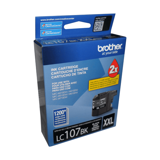 Brother LC107BKS Innobella  Black Ink Cartridge, Super High Yield (XXL Series) - toners.ca