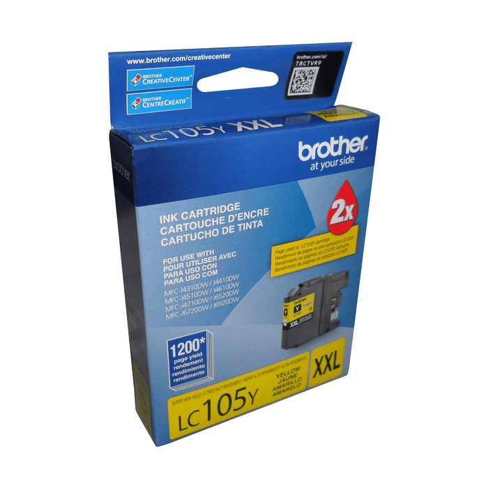 Brother LC105YS Innobella  Yellow Ink Cartridge, Super High Yield (XXL Series) - toners.ca