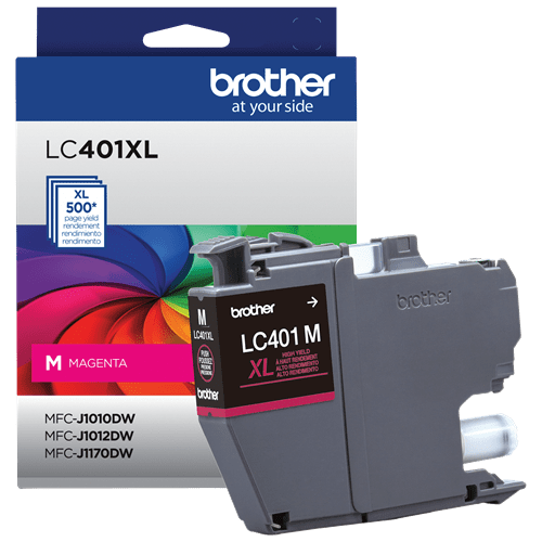 Brother Genuine LC401XLMS High-Yield Magenta Ink Cartridge - toners.ca