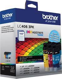 Brother Genuine LC4063PKS Standard-Yield Colour Ink Cartridge 3-Pack - toners.ca