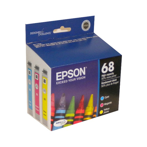 T068520S Epson Color Multi-pack Ink Cartridge HighCapacity - toners.ca