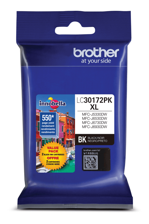 Brother LC30172PKS Innobella  Black Ink Cartridges, High Yield - toners.ca