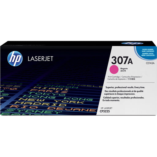 HP ce743a LaserJet CP5225 Magenta Toner cartridge, Genuine OEM - toners.ca