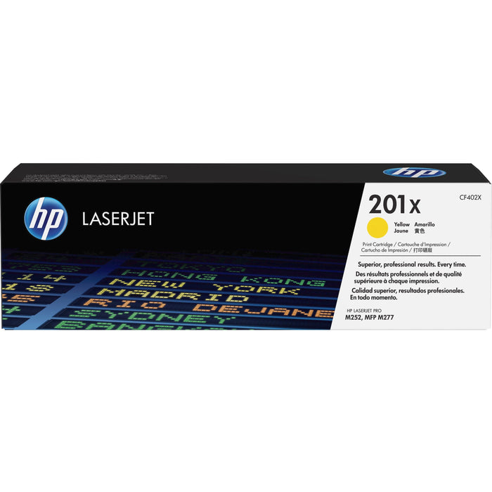 HP cf402x LaserJet M252 Yellow Toner Cartridge, High Yield, Genuine OEM - toners.ca