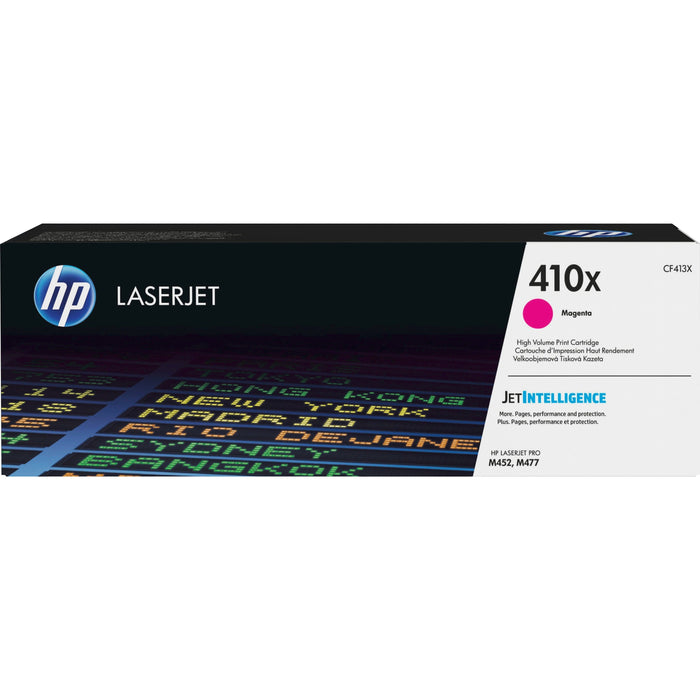 HP cf413x LaserJet M452 M477 Magenta Toner Cartridge, High Yield, Genuine OEM - toners.ca