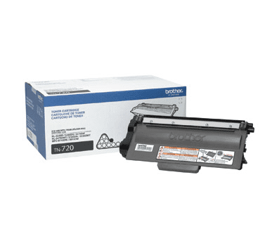 Brother TN720 Black Toner Cartridge, Standard Yield - toners.ca