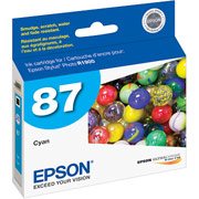 T087220 Epson 87 Cyan Original Ink Cartridge - toners.ca