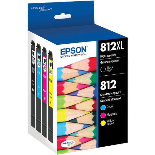 T812XL-BCS Epson EPSON T812 High Capacity Black and Standard - toners.ca