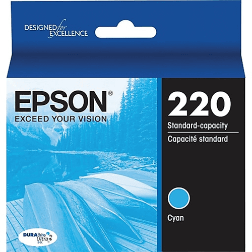 T220220S Epson 220 Durabrite Ultra Cyan Original Ink Cartridge - toners.ca