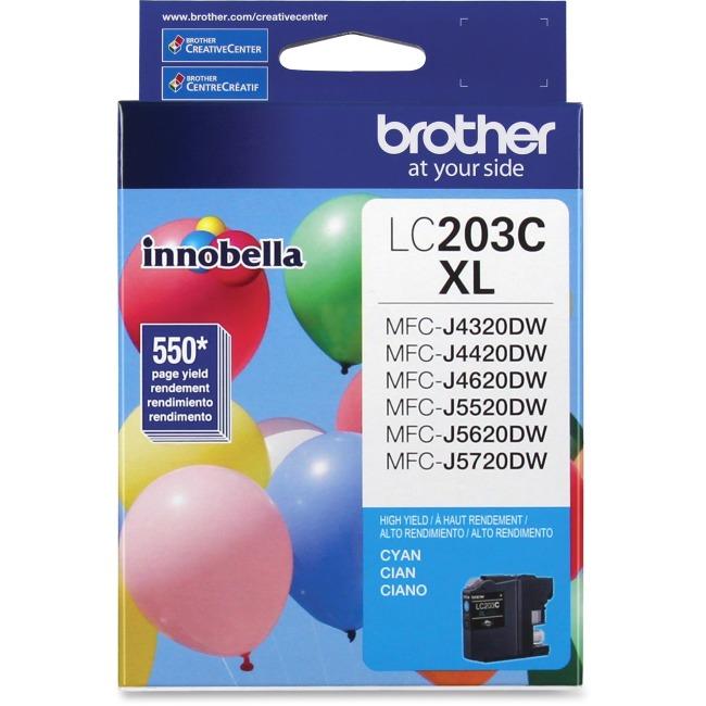 Brother LC203CS Innobella  Cyan Ink Cartridge, High Yield (XL Series) - toners.ca