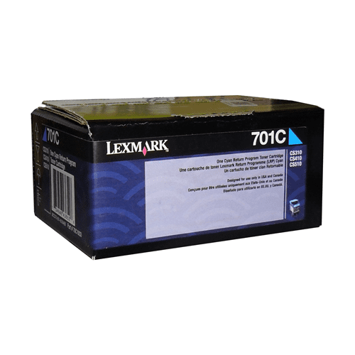 Lexmark CS/CX310,410,510 Cyan Return Program 1K Toner Cartridge - toners.ca
