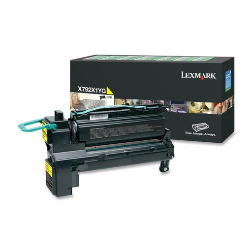 Lexmark X792 Yellow Toner Cartridge, Extra High Yield, Genuine OEM (X792X1YG) - toners.ca