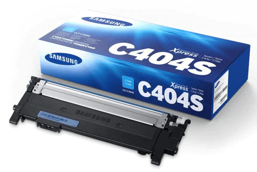 Samsung C404S cyan toner cartridge, Genuine OEM (CLT-C404S, ST970A) - toners.ca