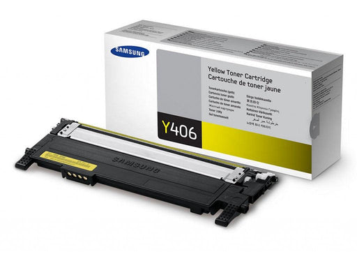 Samsung CLP360 Yellow Toner Cartridge, Genuine OEM (CLT-Y406S, SU466A) - toners.ca