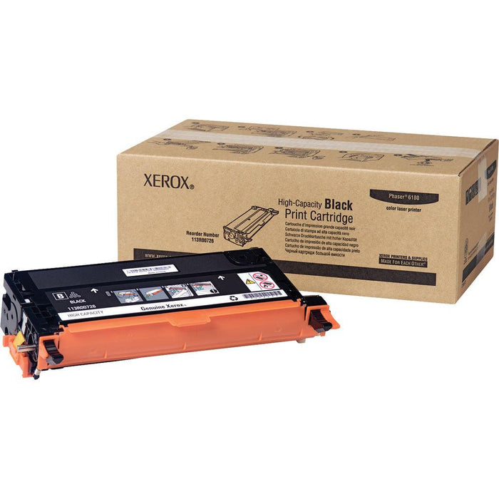 Xerox Phaser 6180 Black Toner Cartridge, High Capacity, Genuine OEM - toners.ca