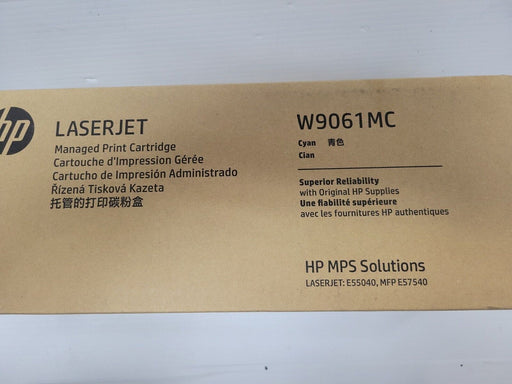 HP w9061mc LaserJet E55040 MFP Cyan Toner Cartridge, Genuine OEM - toners.ca