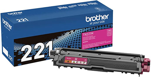 Brother tn-221m Magenta Toner Cartridge, Low Yield, Genuine OEM (TN-221M) - toners.ca