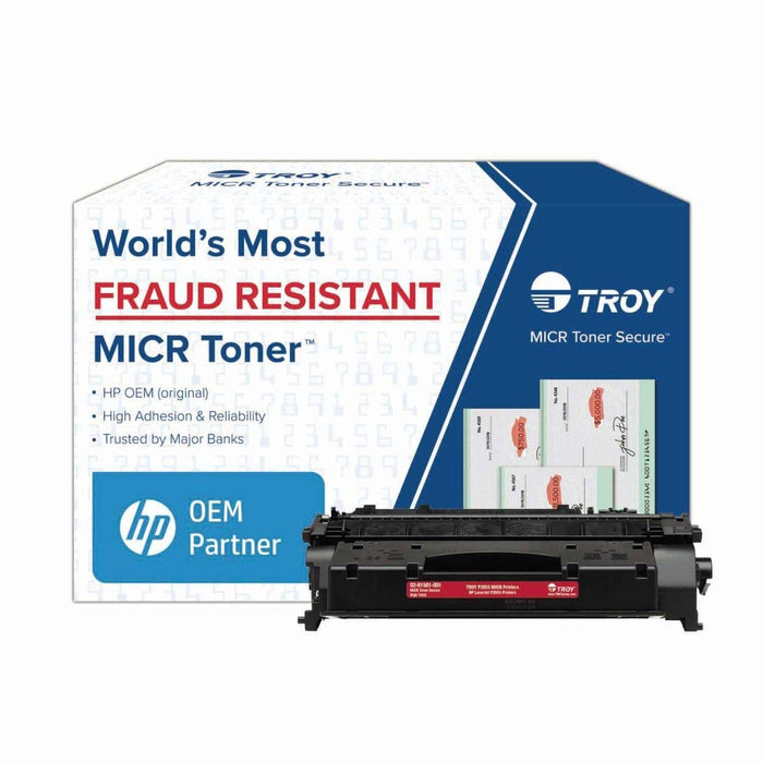 Troy 02-81351-700 MICR Toner Cartridge (24000 Page Yield) - Equivalent to HP CE390X
