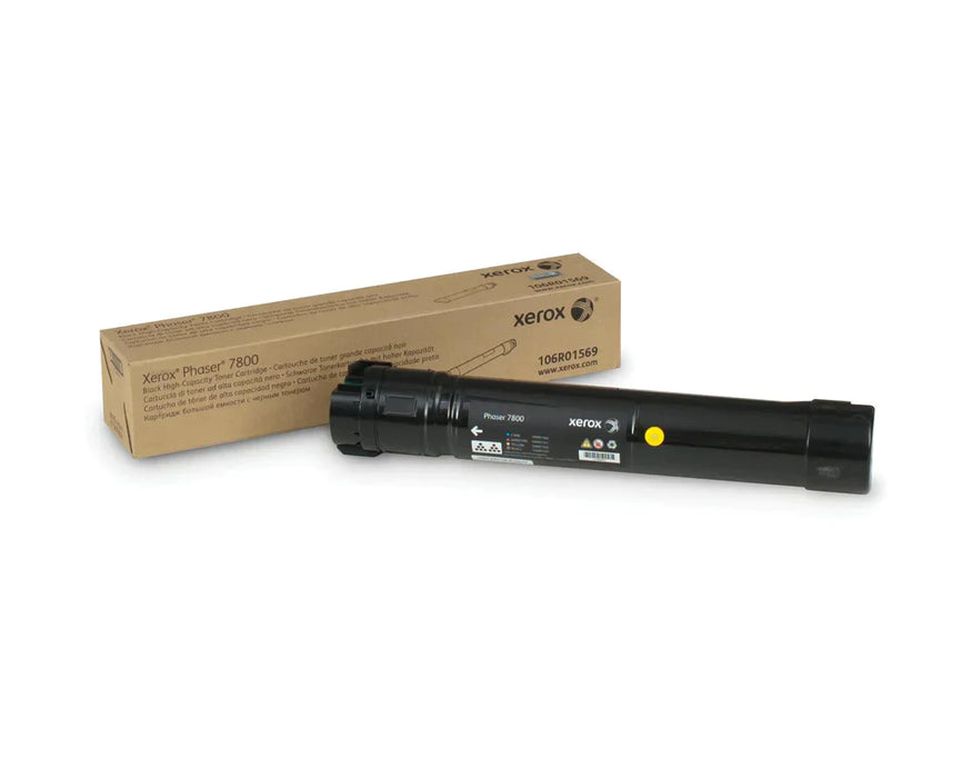 Xerox Phaser 7800 Black Toner Cartridge,  Genuine OEM - toners.ca